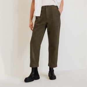 Everlane size 4 organic cotton herringbone pant